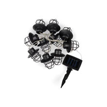 Ljusslinga Solcell Svart 2 m 